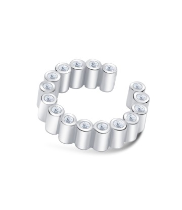 Crystal Wavy Ear Cuff EC-1466